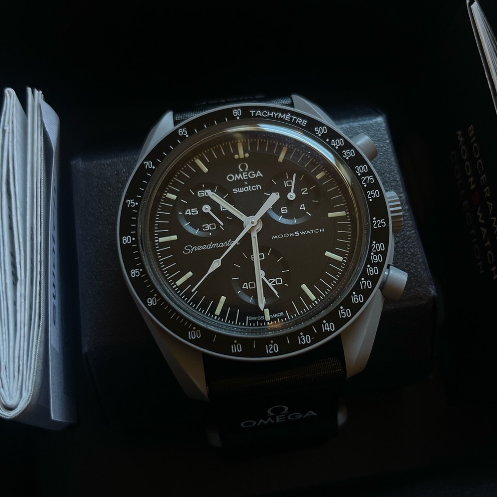 Omega swatch moon watch
